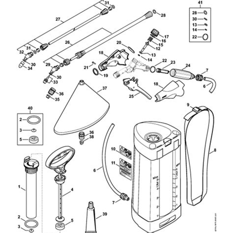 Spray Gun Assembly for Stihl SG31 Sprayer | L&S Engineers