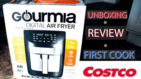 Gourmia Air Fryer From Costco Canada First Cook And, 50% OFF