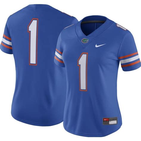 Nike Women's Florida Gators #1 Blue Game Football Jersey, Size: Medium ...