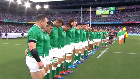 Ireland's first national anthem at Rugby World Cup 2019