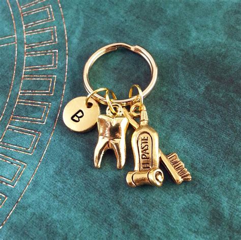 Dentist Keychain Keychain SMALL Hygienist Keychain Dental | Etsy