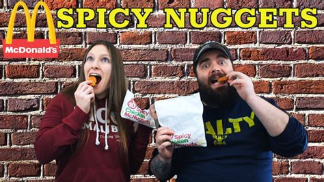 McDonald's SPICY chicken nuggets review - YouTube