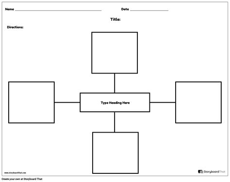 Spider Map Template