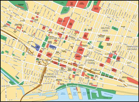 Mapas de Montreal - Canadá | MapasBlog