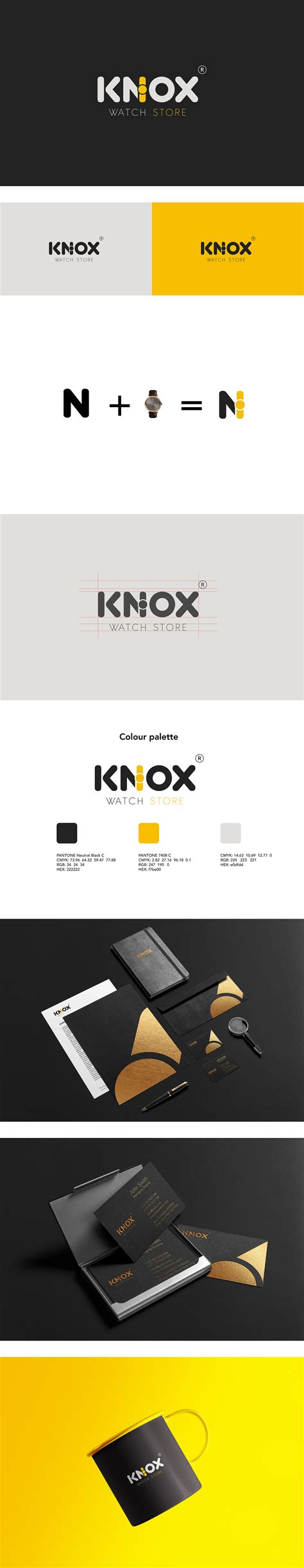 "KNOX" logo on Behance