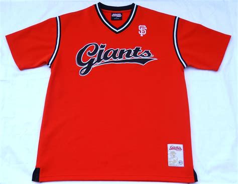 San Francisco Giants Jersey Style Shirt by Stitches Official MLB Men's Large | eBay | Shirt ...