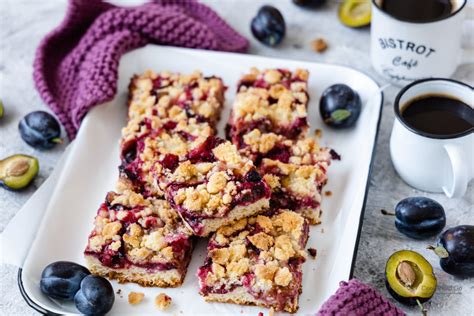 Pflaumenkuchen mit Streusel vom Blech (Quark-Öl-Teig)