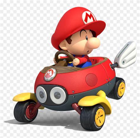 Mario Kart 8 Png - Mario Kart 8 Deluxe Baby Mario, Transparent Png - 1527x1434(#901725) - PngFind