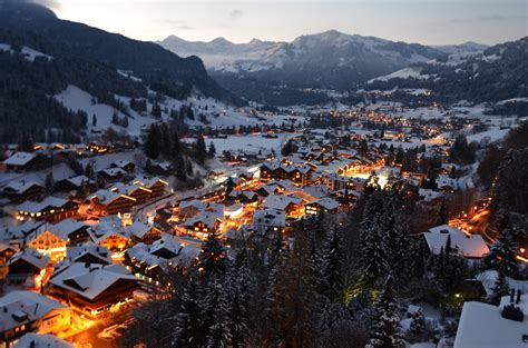 We love seeing Gstaad by night during winter time when the lights are illuminated. Gstaad, Heart ...