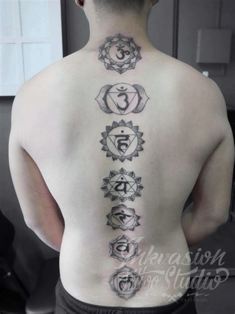 7 Chakra Tattoo – INKVASION Tattoo Studio · SINGAPORE