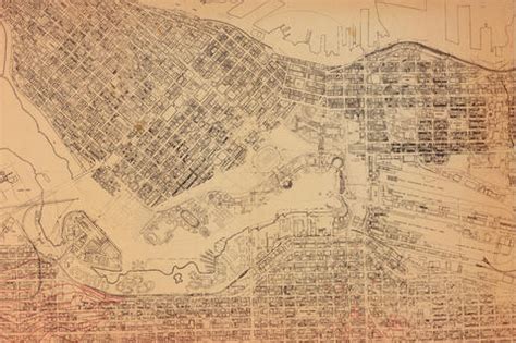 North-east False Creek Map - City of Vancouver Archives