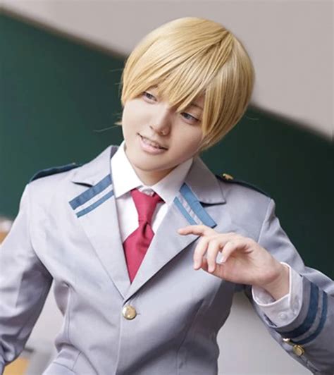 My Hero Academia Monoma Neito Short Linen Blonde Heat Resistant Anime Cosplay Costume Wig-in ...