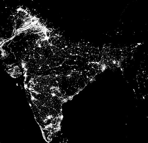 Mathematics Plus: Satellite View of India on Diwali