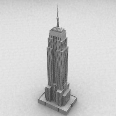 empire state building 3d model