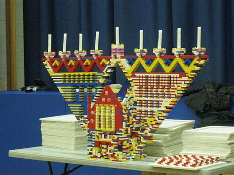 Try making a lego menorah! You can make a simple menorah or one that's ...