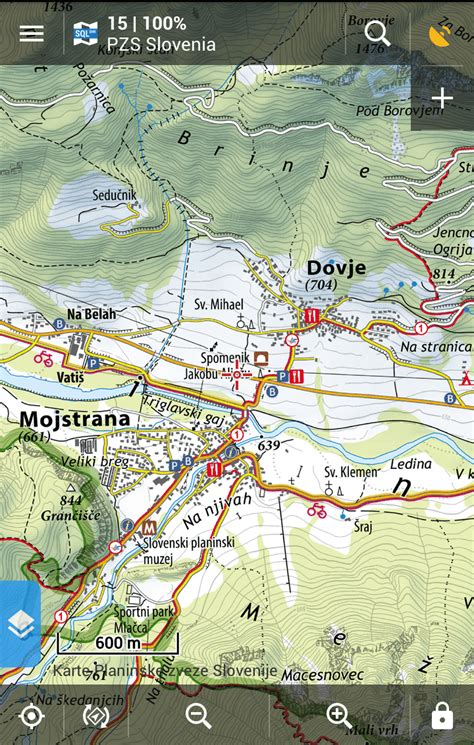 Detailed hiking maps of Slovenian mountains finally in LocusLocus