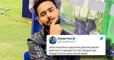 Rishabh Pant Asks New Home Suggestion, Fans Give Funny Answers