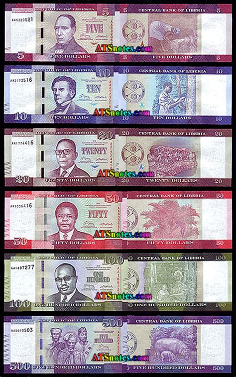 Liberia banknotes - Liberia paper money catalog and Liberian currency ...