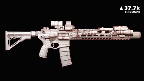 ArtStation - Sig Sauer MCX Virtus Game Ready Model | Game Assets