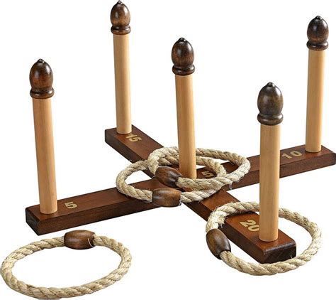 Quoits - Original Compact Quoits - Luxury Quoits Set | Natural wood ...