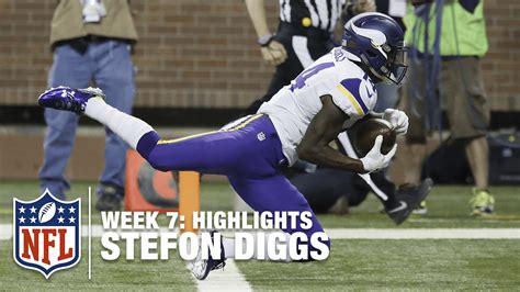 Stefon Diggs Highlights (Week 7) | Vikings vs. Lions | NFL - YouTube