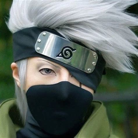 Mcoser 35cm Short Silver White Cosplay NARUTO Hatake Kakashi Synthetich ...