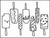 Popsicle Coloring Page  Roaring Spork sketch template