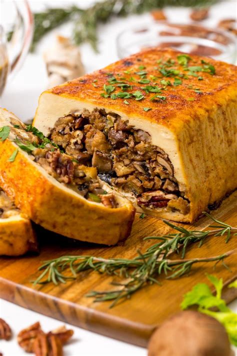 Vegans rejoice! A tofurky with mushroom stuffing and gravy is all you need for a perfect ...