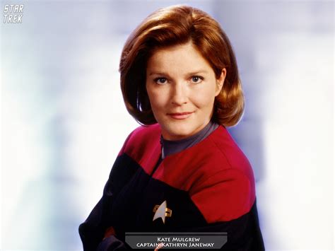 Star Trek USS Voyager Captain Kathryn Janeway, free Star Trek computer desktop wallpaper