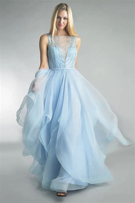 Light blue dress - fasdish