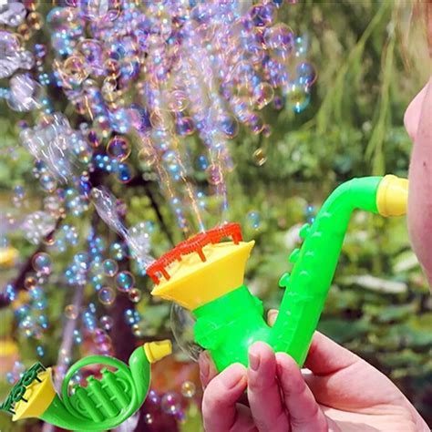 Party Favors Water Blowing Toys Bubble Gun Soap Bubble Blower Outdoor Kids Child Toys Christmas ...