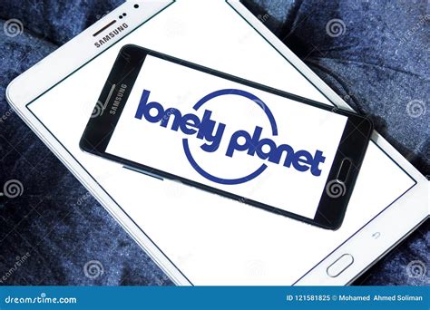 Lonely Planet logo editorial image. Image of mobile - 121581825