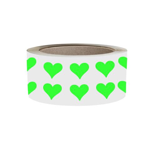 Heart Stickers 1/2 inch Label Rolls 13mm – Royal Green Market