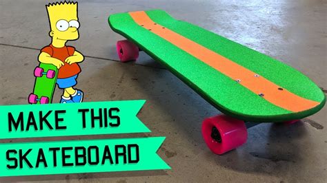 How to make the Bart Simpson skateboard - DIY skateboard - YouTube