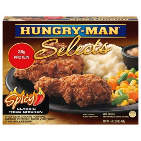 Hungry-Man Selects Spicy Classic Fried Chicken Frozen Meal, 16 oz - Ralphs