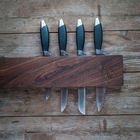 Kitchen Knife Holder Wood Knife Rack Wall Knife Holder Wall