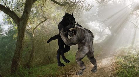 werewolf vs minotaur by DukeNukem69 on DeviantArt