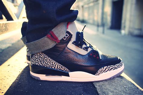 Air Jordan III Black Cement | UGLYMELY – SNEAKERS STREET CULTURE BIKE ...