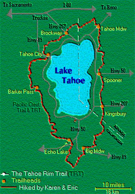 Tahoe rim trail