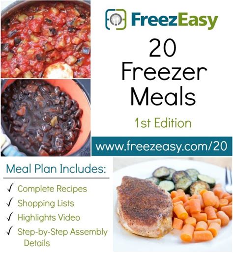 20 Freezer Meal Plan Only $7!