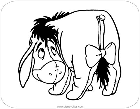 Eeyore Coloring Pages | Disneyclips.com