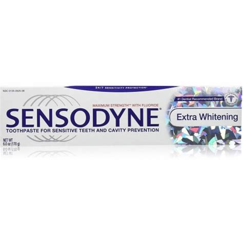 Sensodyne Extra Whitening Sensitive Whitening Toothpaste, 6 oz - Pick ...