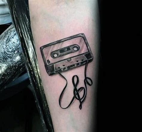 50 Crazy Cassette Tape Tattoo Designs for Men [2023 Guide] | Tattoo designs men, Music tattoo ...