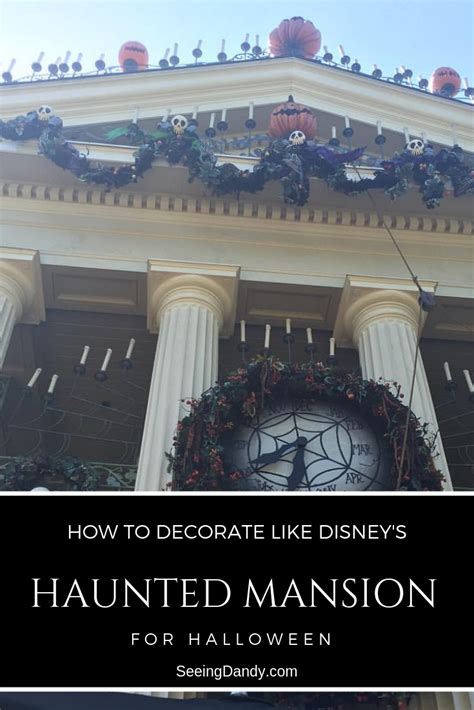 How To Decorate Like Disney's Haunted Mansion for Halloween | Haunted ...