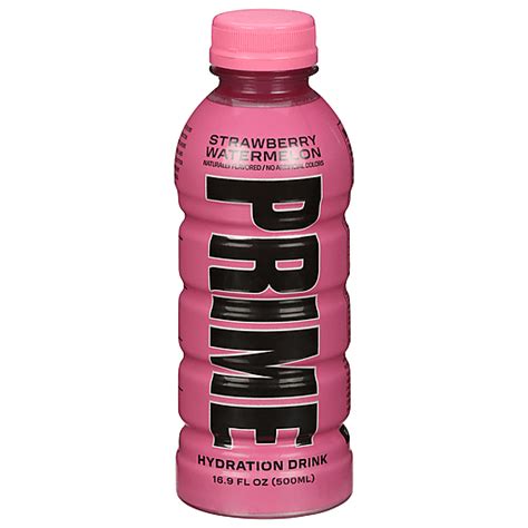 Prime Hydration Strawberry Watermelon Sports Drink (500ml), 44% OFF