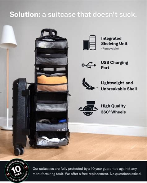 The Solgaar Carry-on-Closet is The Suitcase That Never Needs to be ...