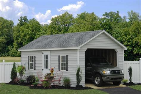 One Car Garages | Car garage, Prefab garages, Portable garage