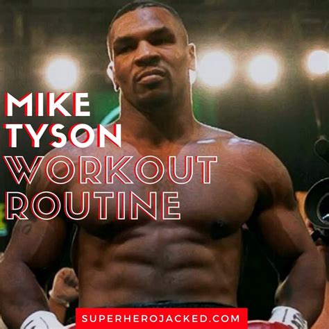 Mike Tyson Workout Routine and Diet Plan: Tyson's Calisthenics Training | Mike tyson workout ...