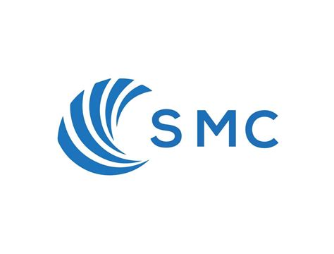 SMC letter logo design on white background. SMC creative circle letter logo concept. SMC letter ...