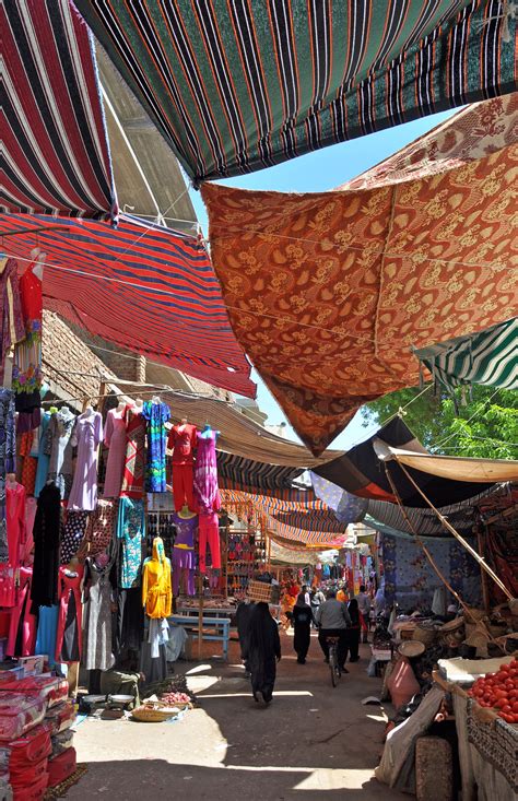 Luxor, Egypt Souk...I want to be wandering amidst all that color ...